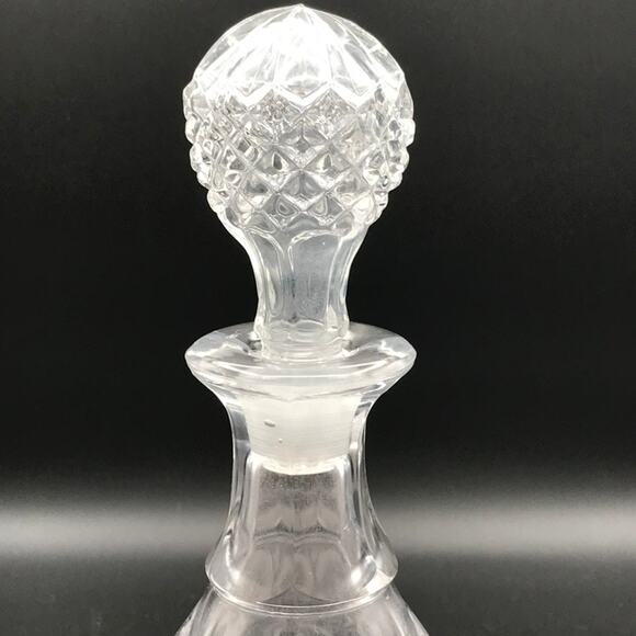 Vintage Bohemian Crystal Sunflower Wine Whisky Spirit Decanter with Stopper - Picture 3 of 12